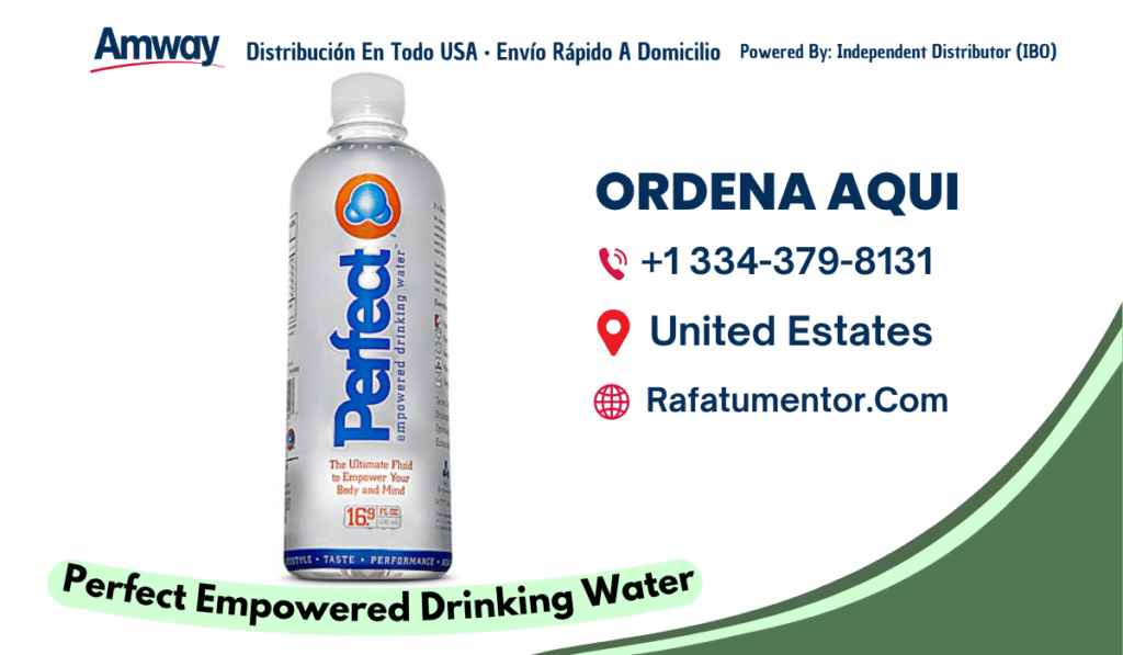 Perfect Empowered Drinking Water®: El agua que hidrata, oxigena y potencia tu rendimiento desde el primer sorbo